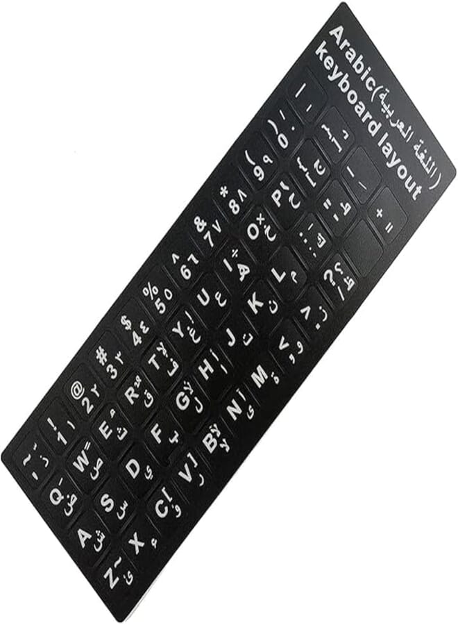 keendex KX 3166 Waterproof Strong Keyboard Sticker for Laptop PC-Black